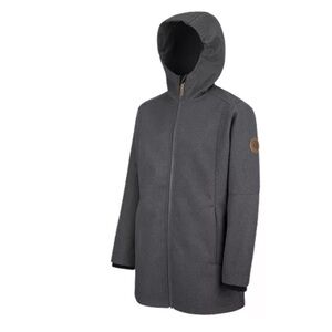 SzM Girls McKinley Lullaby Waterproof/Windproof Long Softshell jacket grey EUC
